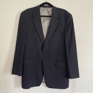 Nordstrom Hart Schaffner Marx Gold Trumpeter Navy Blazer Suit Jacket Size 41R
